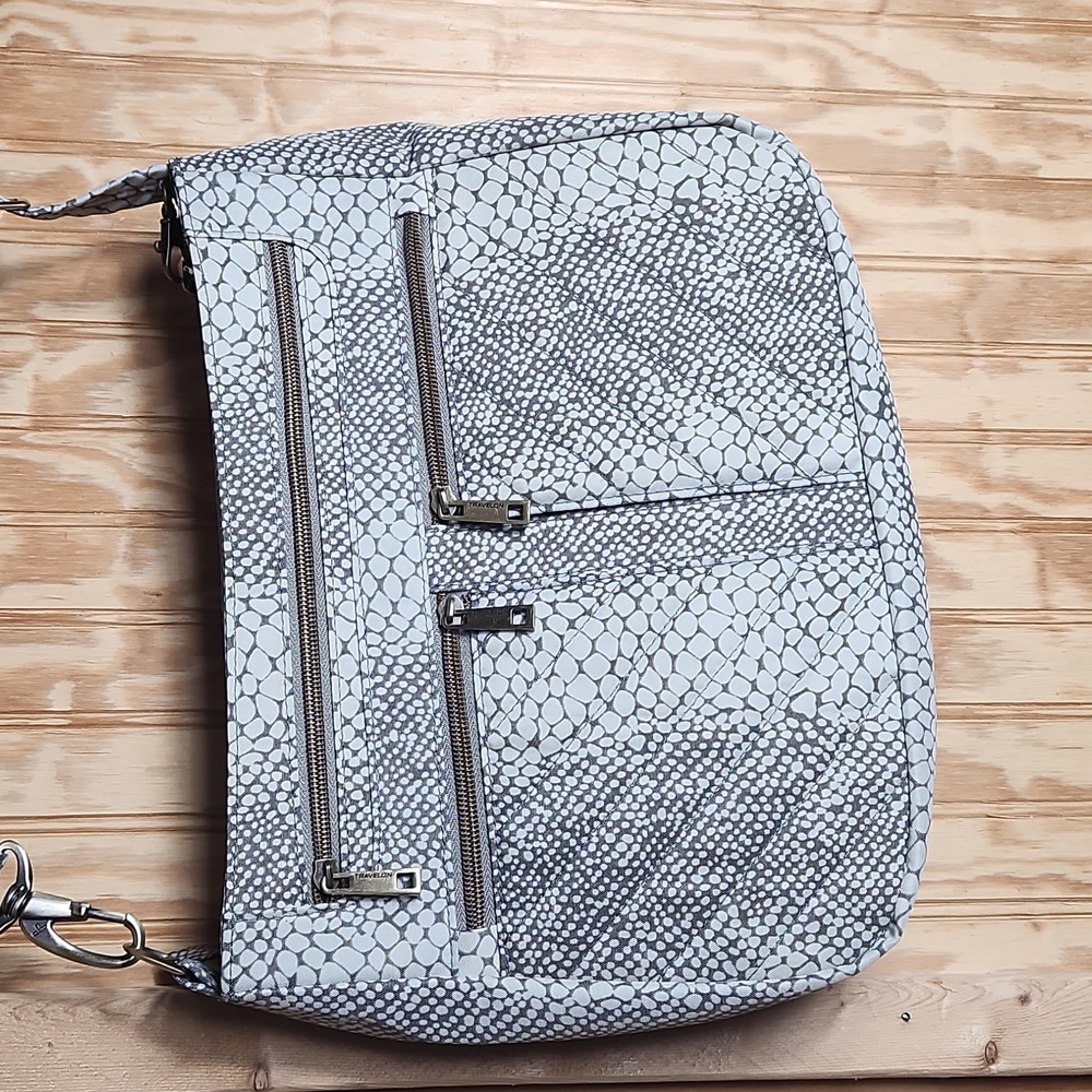 Travelon Anti-Theft Snakeskin Print Purse